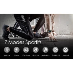 Montre Homme Connectée Grande -Monde Electronique Grosse Montre homme Connectee course a pied