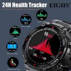 Montre Homme Connectée Grande -Monde Electronique Grosse Montre homme Connectee sante