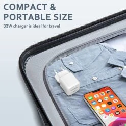 Chargeur Charge Rapide 33 Watts -Monde Electronique Hadisala Chargeur Rapide taille compacte