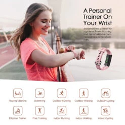 Bracelet Fitness Connecté Femme Sport -Monde Electronique Honor Band 5 Femme coach personnel