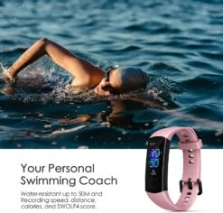 Bracelet Fitness Connecté Femme Sport -Monde Electronique Honor Band 5 Femme natation
