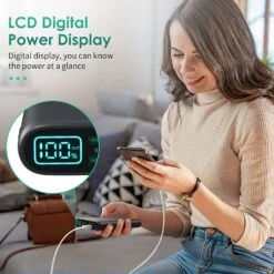 Hrtoj Batterie Portable De 26800 MAh -Monde Electronique Hrtoj Power Bank de 26800mah pourcentage