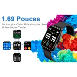 Montre Connectée Moniteur De Santé -Monde Electronique Jugeman Smart Watch Homme multi fonction