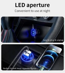 KEWIG Chargeur Allume Cigare 36 Watts 7 KEWIG Chargeur Allume Cigare 36 Watts -Monde Electronique KEWIG Chargeur Allume Cigare 36 watts LED