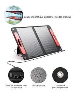 Kit Chargeur Solaire Puissant Pour Camping 16 Kit Chargeur Solaire Puissant Pour Camping -Monde Electronique Kit Chargeur Solaire Camping Car cable usb