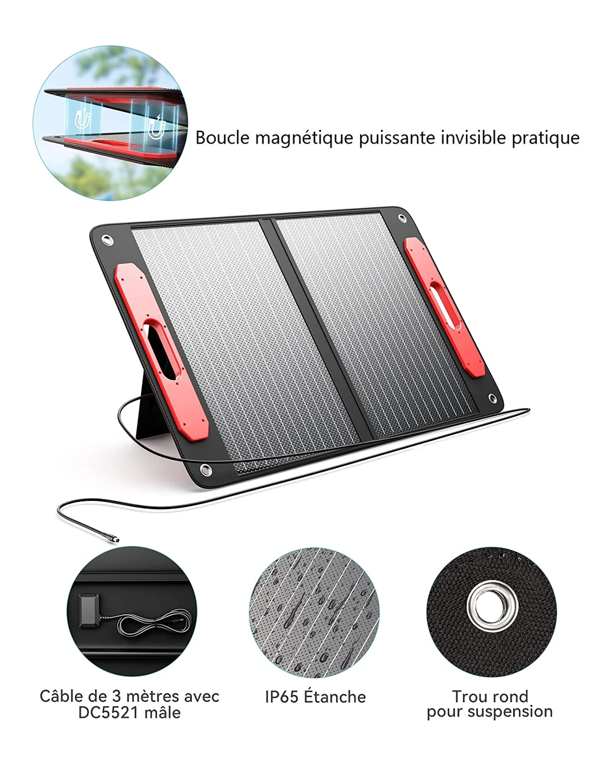 Kit Chargeur Solaire Puissant Pour Camping 7 Kit Chargeur Solaire Puissant Pour Camping – Image 5