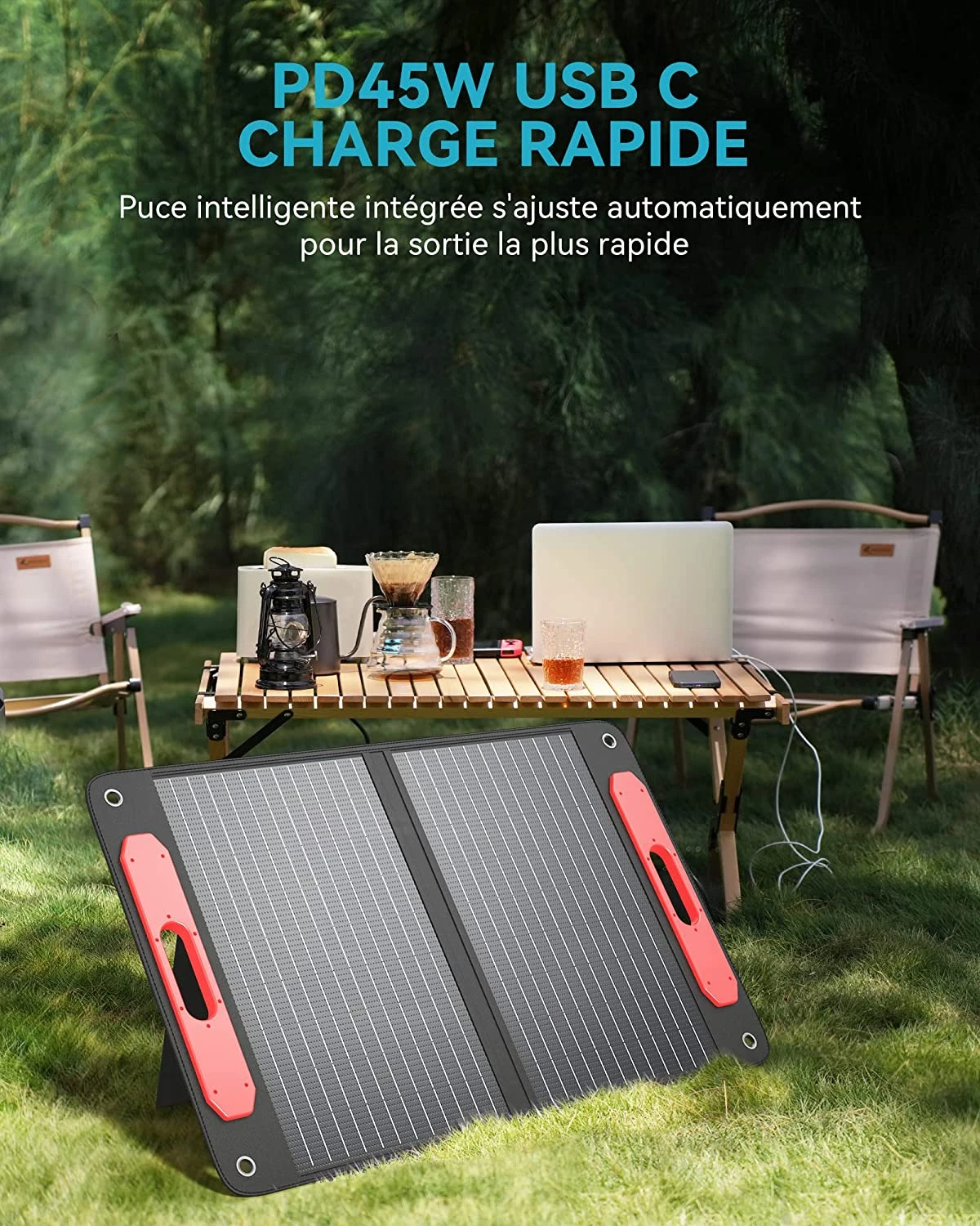 Kit Chargeur Solaire Puissant Pour Camping 8 Kit Chargeur Solaire Puissant Pour Camping – Image 6