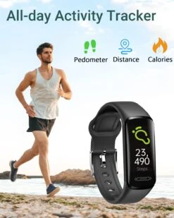 Bracelet Fitness Tracker Pour Sportif -Monde Electronique Kungix Montre Connectee activite tracker