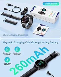 Montre Connectée Ado Garçon En Acier -Monde Electronique Lige Montre Intelligente pour adolescents 260 mAh