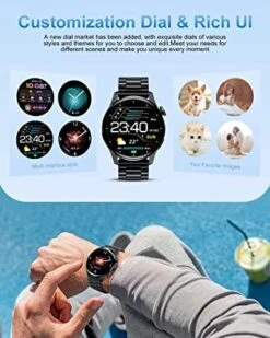 Montre Connectée Ado Garçon En Acier -Monde Electronique Lige Montre Intelligente pour adolescents customisation