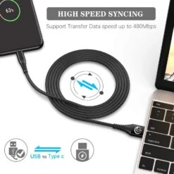 Lot De 2 Câble USB Type C -Monde Electronique Lot de 2 Cable USB Type C transfert rapide