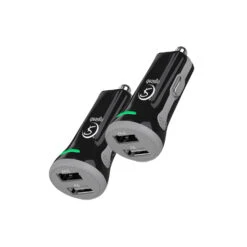Lot De 2 Chargeurs Allume Cigare 17W Raven