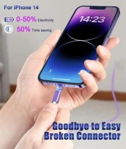 Lot De 5 Câbles Lightning -Monde Electronique Lot de 5 cable iphone facile a utiliser