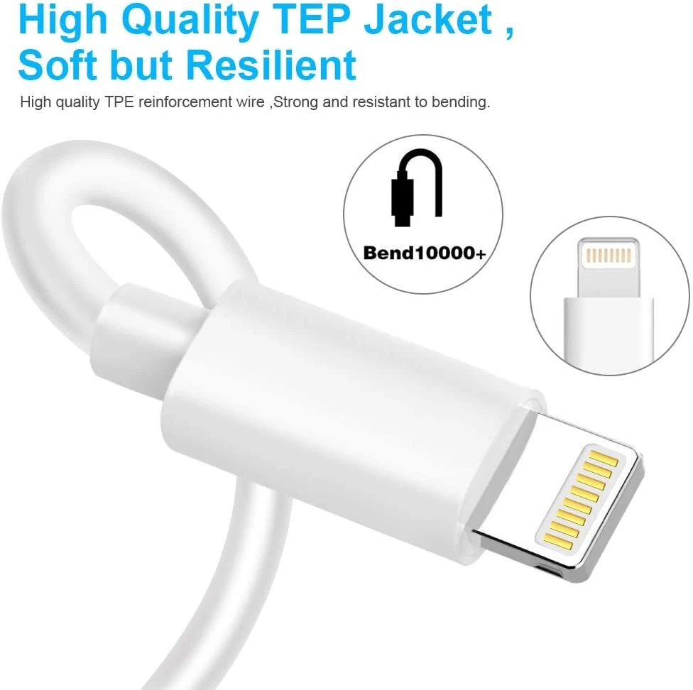 Lot De 5 Câbles (1/2/3m) 5 Lot De 5 Câbles (1/2/3m) – Image 3