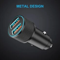 Luosike 36W Chargeur Pour Voiture 9 Luosike 36W Chargeur Pour Voiture -Monde Electronique Luosike 36 watts Chargeur pour voiture design metallique