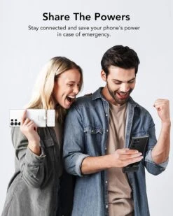 Mini Batterie Externe USB-C -Monde Electronique Mini Batterie Externe USB C partage