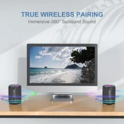 Mini Enceinte Bluetooth Pour Musique -Monde Electronique Mini Enceinte Musique paire