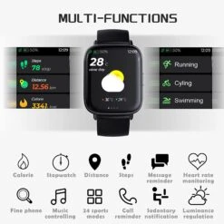 Montre Cardio Connectée Homme -Monde Electronique Montre Cardio connectee Homme multifonction