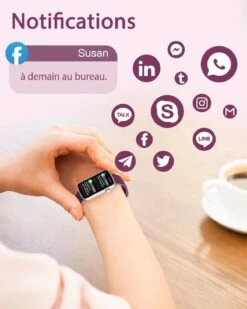 Montre Connecté Multisport Étanche Femme 15 Montre Connecté Multisport Étanche Femme -Monde Electronique Montre Connecte Multisport Etanche Femme notifications