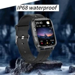 Montre Connecte Tensiomètre Étanche IP68 -Monde Electronique Montre Connecte Tensiometre Etanche Ip 68 waterproof