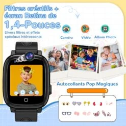 Montre Connectée 4G Enfant 15 Montre Connectée 4G Enfant -Monde Electronique Montre Connectee 4G Enfant 1.4 Pouce