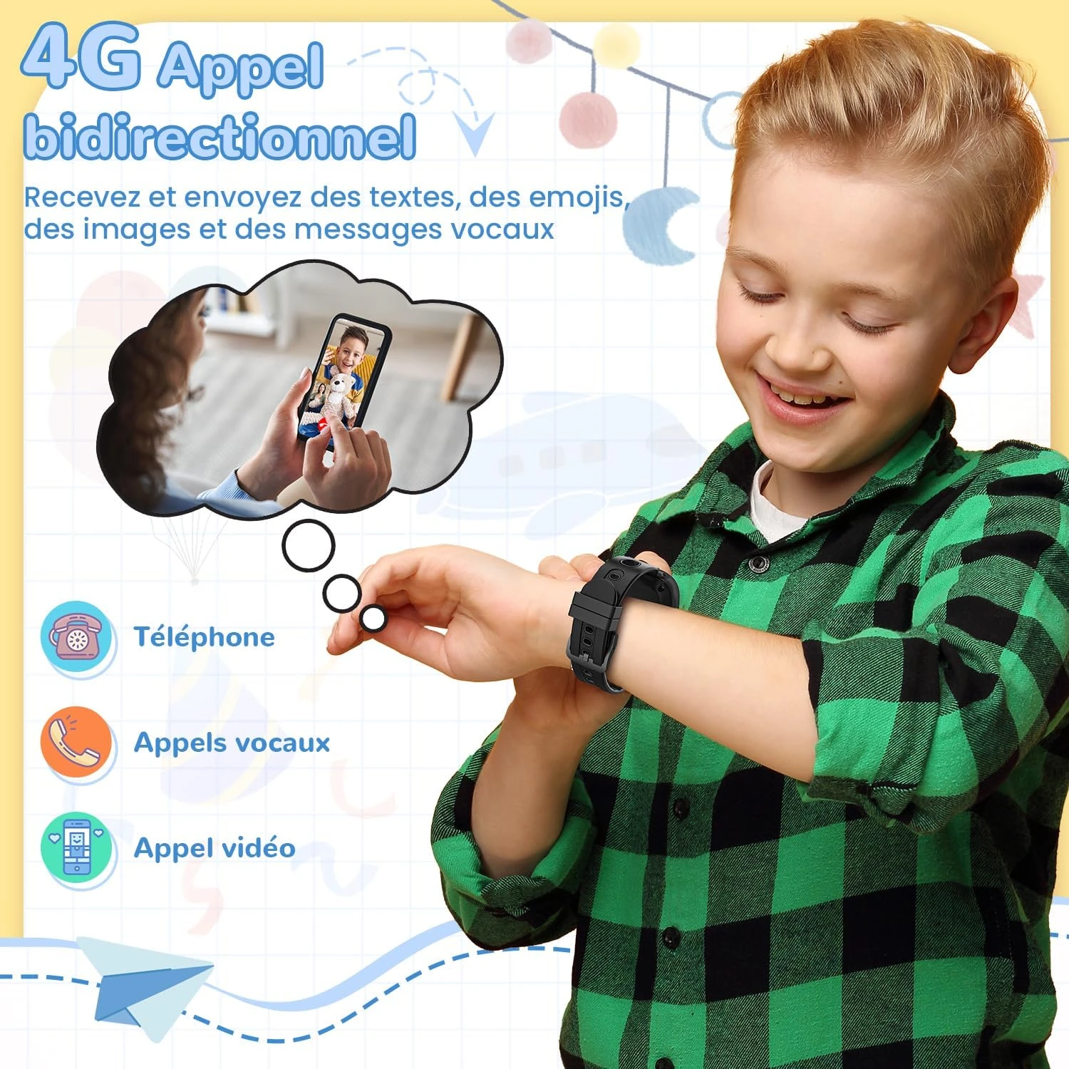 Montre Connectée 4G Enfant 4 Montre Connectée 4G Enfant – Image 2