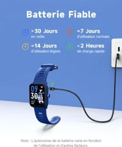 Montre Connectée Ado 12 Ans -Monde Electronique Montre Connectee Ado 12 Ans batterie