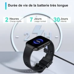 Montre Connectée Noir Pour Ado Garçon 13 Montre Connectée Noir Pour Ado Garçon -Monde Electronique Montre Connectee Ado 14 ans duree de vie