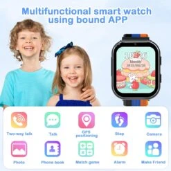 Montre Connectée Ado Avec Connectivité 4G -Monde Electronique Montre Connectee Ado 4G Multifonctions