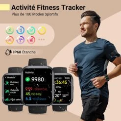 Montre Connectée Smartphone Adolescents -Monde Electronique Montre Connectee Ado Apple et Android fitness tracker