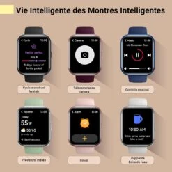 Montre Connectée Smartphone Adolescents -Monde Electronique Montre Connectee Ado Apple et Android fonctions