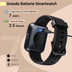 Montre Connectée Smartphone Adolescents -Monde Electronique Montre Connectee Ado Apple et Android grande autonomie
