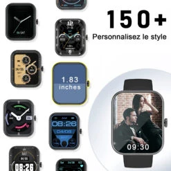 Montre Intelligente Multisport Adolescent -Monde Electronique Montre Connectee Adolescent Blackview W20 150 cadran