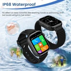 Montre Connectée Adolescent GPS Connecté -Monde Electronique Montre Connectee Adolescent GPS Connecte ip68 1