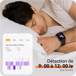 Montre Connectée Résistante Pour Ado -Monde Electronique Montre Connectee Adolescent Parsonver suivi du sommeil