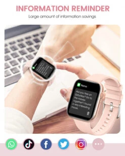 Smart Watch Pour Fille / Jeune Femme Fleur 10 Smart Watch Pour Fille / Jeune Femme Fleur -Monde Electronique Montre Connectee Adolescente Fille Fleur notifications