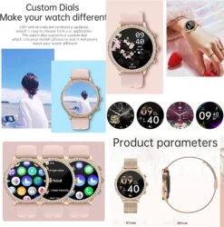 Montre Connectée Pour Adolescentes Filles Écran LCD 11 Montre Connectée Pour Adolescentes Filles Écran LCD -Monde Electronique Montre Connectee Adolescente LWEARKD cadran personnalisable