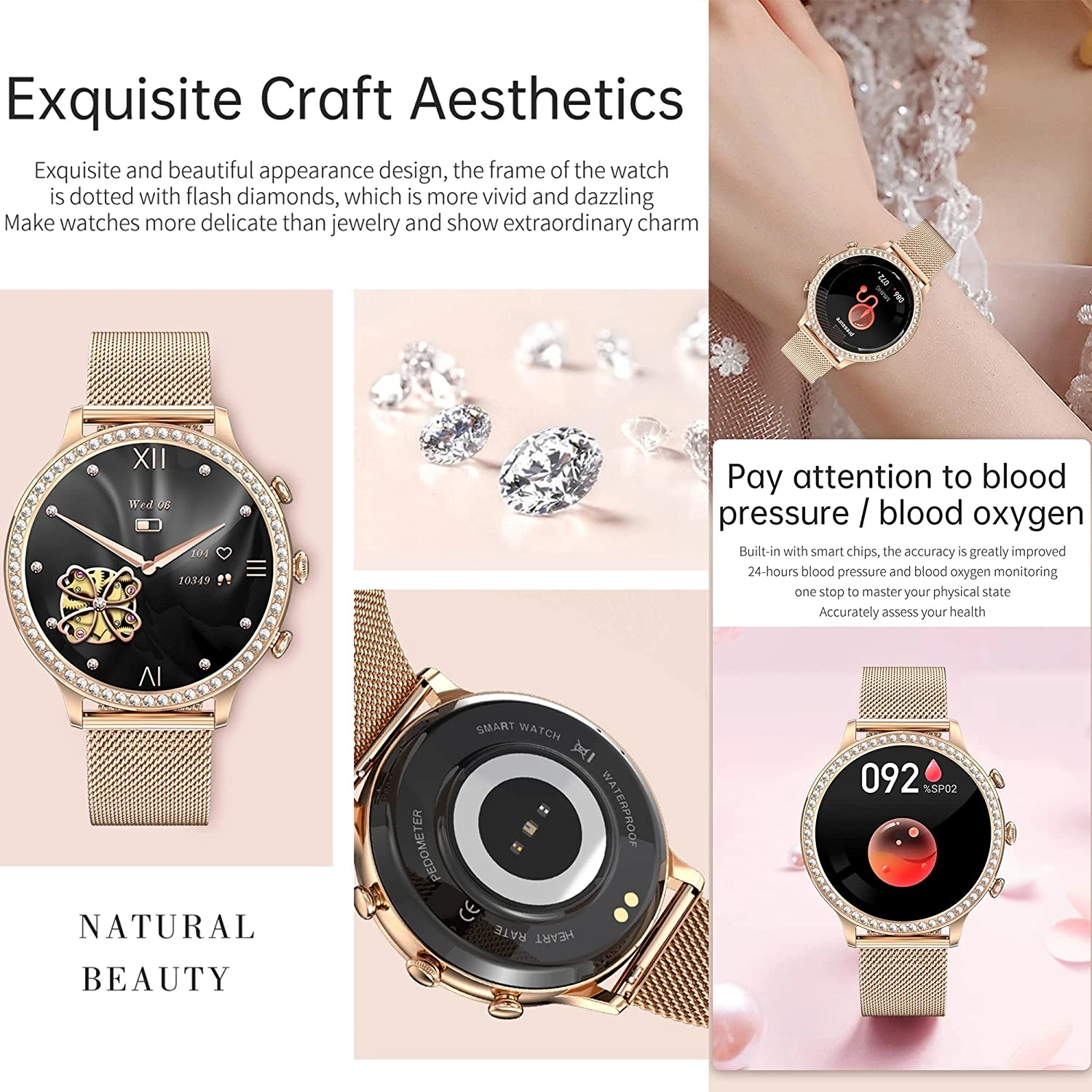 Montre Connectée Pour Adolescentes Filles Écran LCD 5 Montre Connectée Pour Adolescentes Filles Écran LCD – Image 3