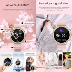 Montre Connectée Pour Adolescentes Filles Écran LCD 13 Montre Connectée Pour Adolescentes Filles Écran LCD -Monde Electronique Montre Connectee Adolescente LWEARKD surveille le sommeil