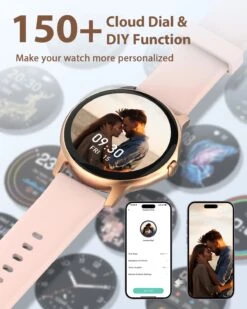 Smart Watch Adolescente Rose -Monde Electronique Montre Connectee Adolescente Rose 150 interfaces