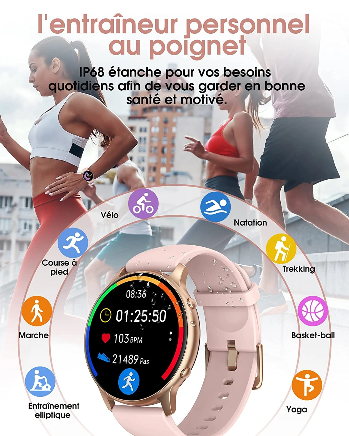 Montre Connectée Sport Fille Ado 7 Montre Connectée Sport Fille Ado – Image 5
