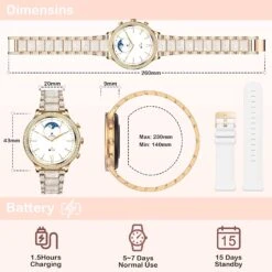 Montre Intelligente Ado Fille 11 Montre Intelligente Ado Fille -Monde Electronique Montre Connectee Adolescente ZKCreation bracelet