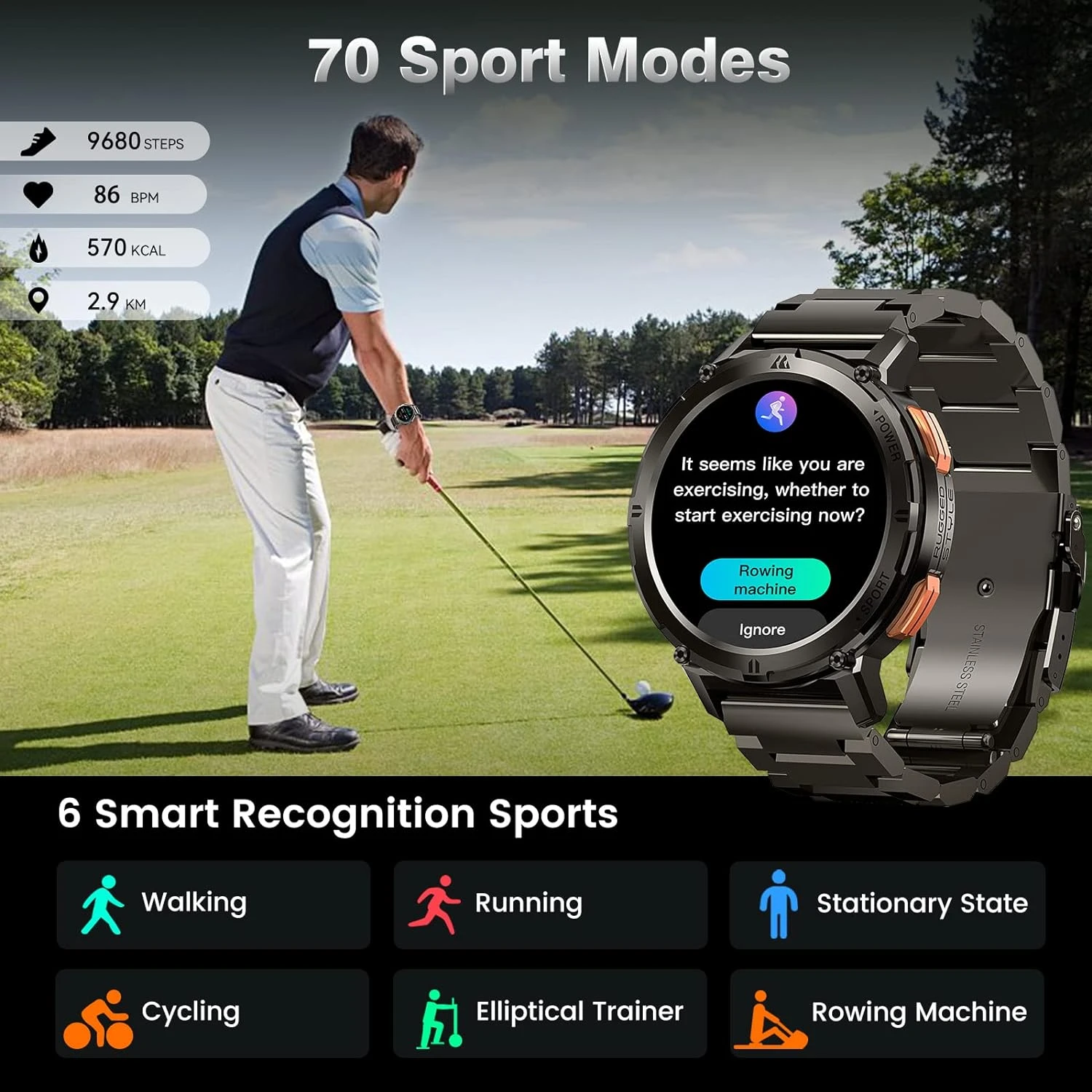 Montre Connectée Always On Display 5 Montre Connectée Always On Display – Image 3