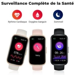 Montre Intelligente Femme Étanche Aquabike -Monde Electronique Montre Connectee Aquabike sante