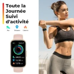Montre Intelligente Femme Étanche Aquabike -Monde Electronique Montre Connectee Aquabike suivi dactivite