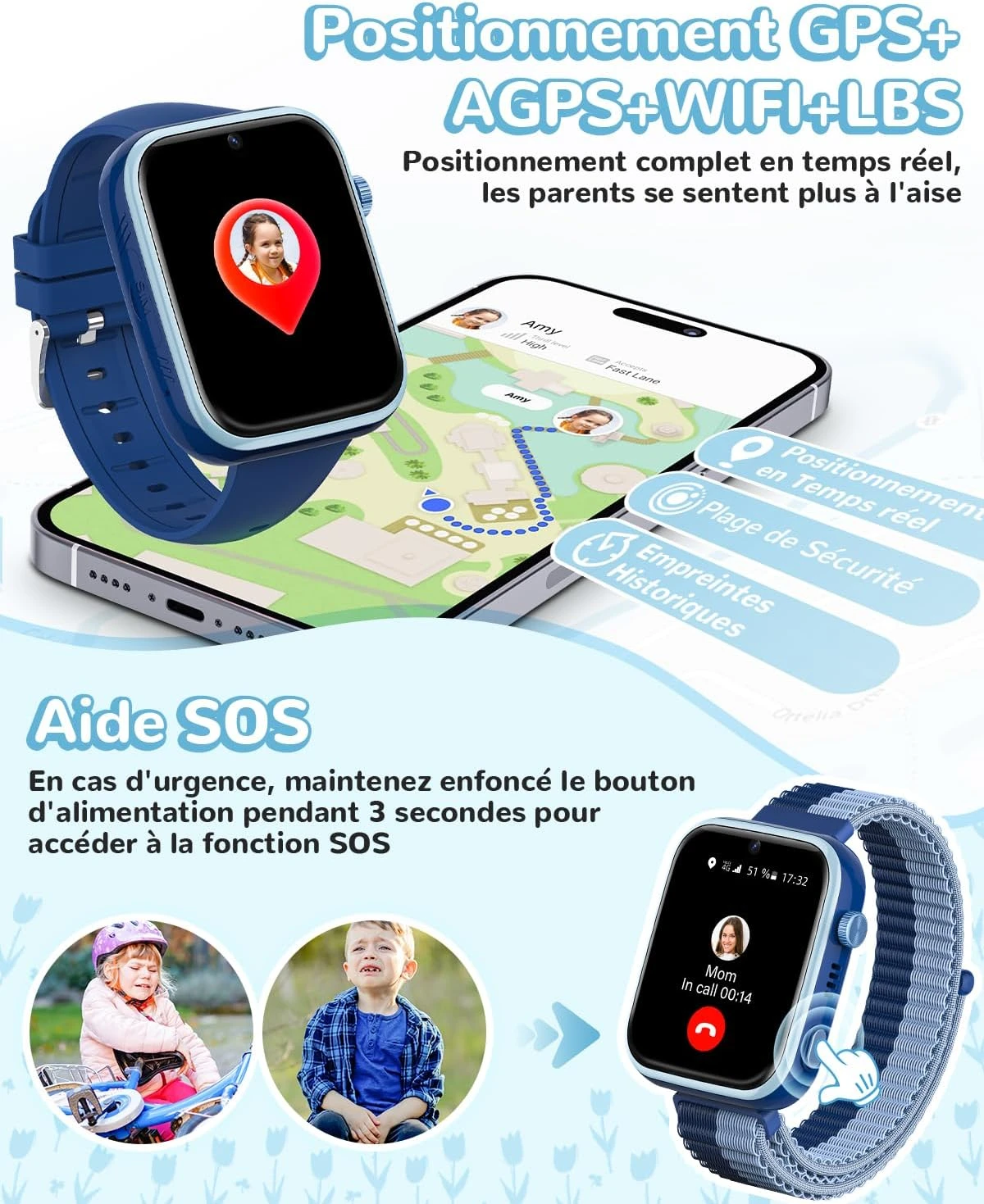 Montre Connectée Avec Appel Et Message Pour Ado 5 Montre Connectée Avec Appel Et Message Pour Ado – Image 3