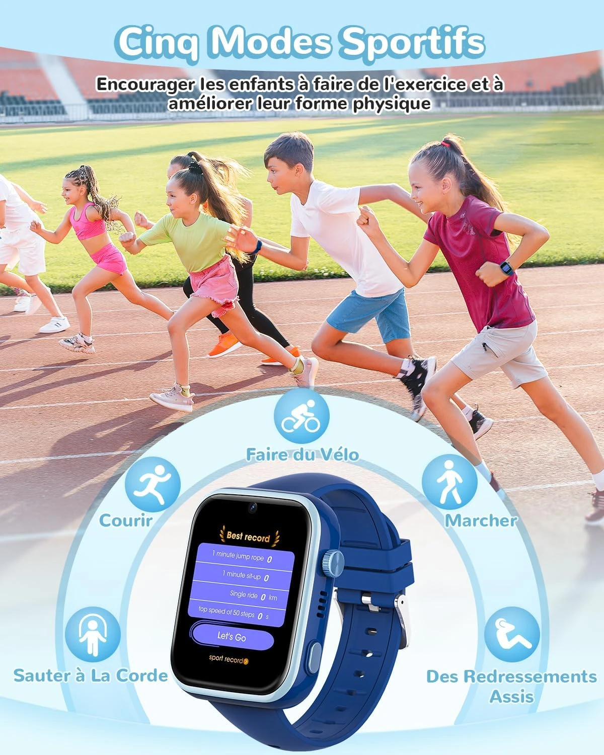 Montre Connectée Avec Appel Et Message Pour Ado 6 Montre Connectée Avec Appel Et Message Pour Ado – Image 4