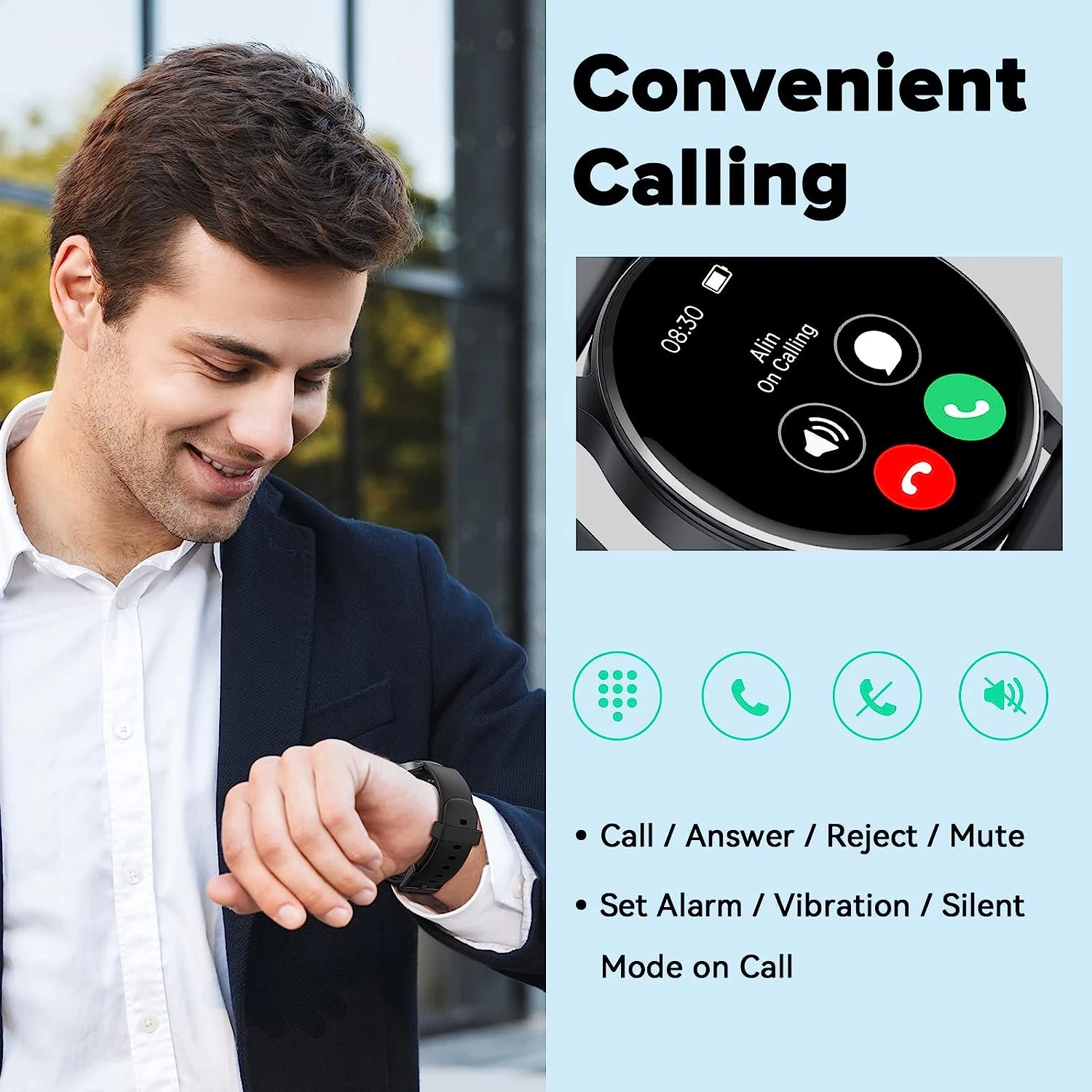 Montre Connectée Bluetooth Étanche 7 Montre Connectée Bluetooth Étanche – Image 5