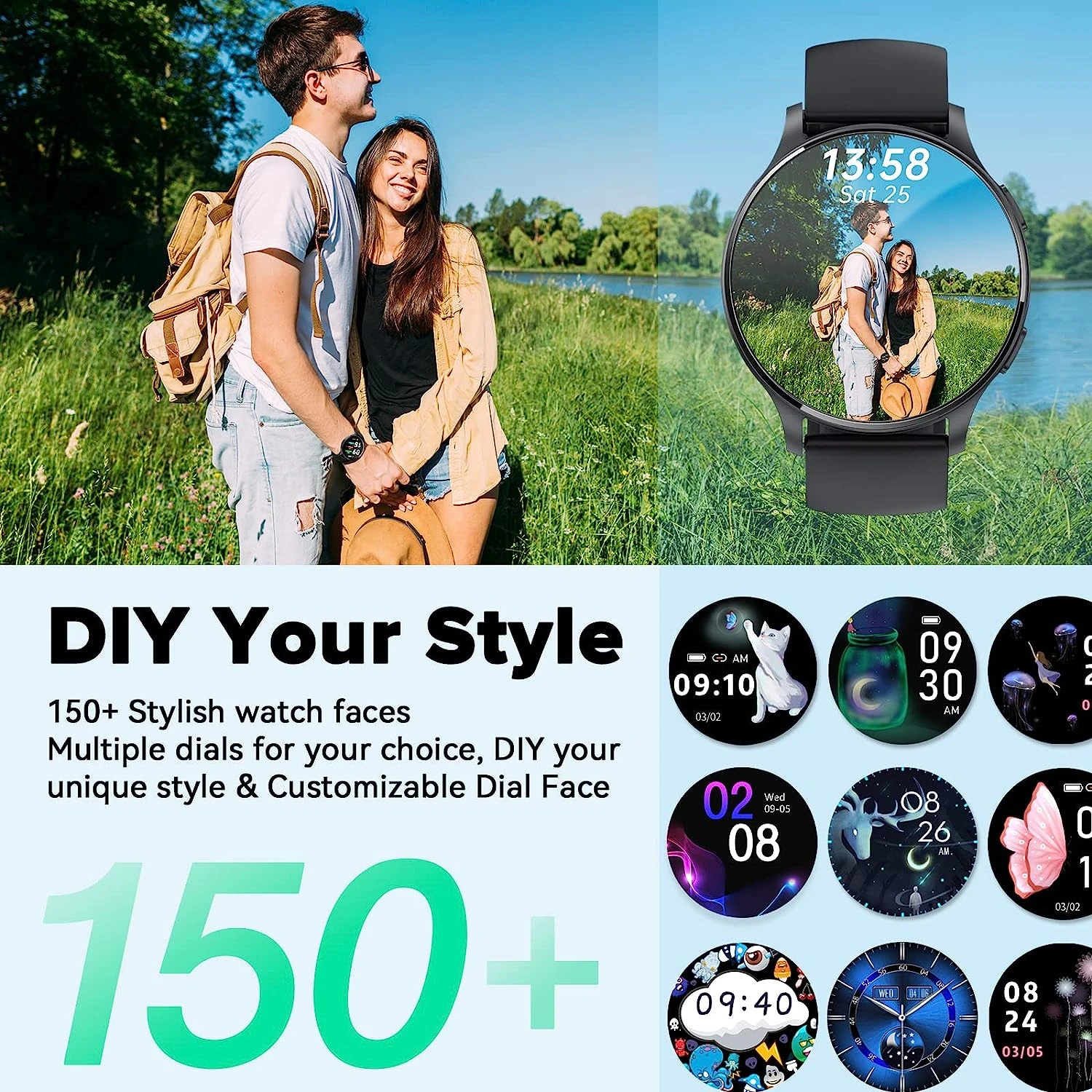 Montre Connectée Bluetooth Étanche 8 Montre Connectée Bluetooth Étanche – Image 6