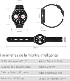 Montre Connectée Bluetooth Homme 15 Montre Connectée Bluetooth Homme -Monde Electronique Montre Connectee Bluetooth Homme fonctionnalites